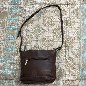 EUC Stone Mountain Leather Shoulder Bag